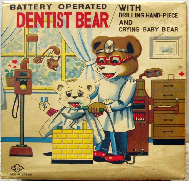 Dentist Bear © 1950's S&E w/Box